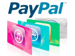 PayPal Digital Gifts store itunes card 250x187