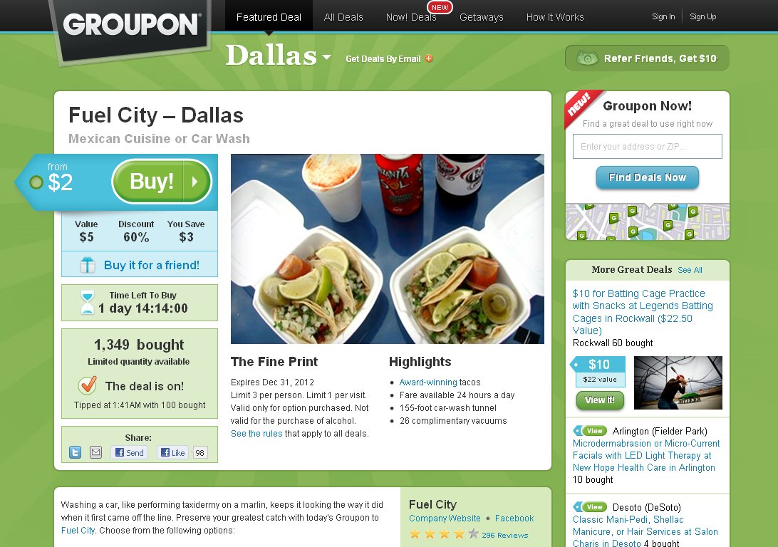 fuelcity groupon page