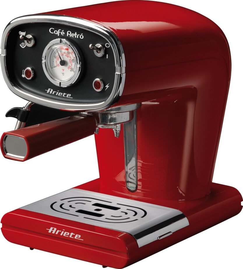 ariete caffe retro 1388 rossa