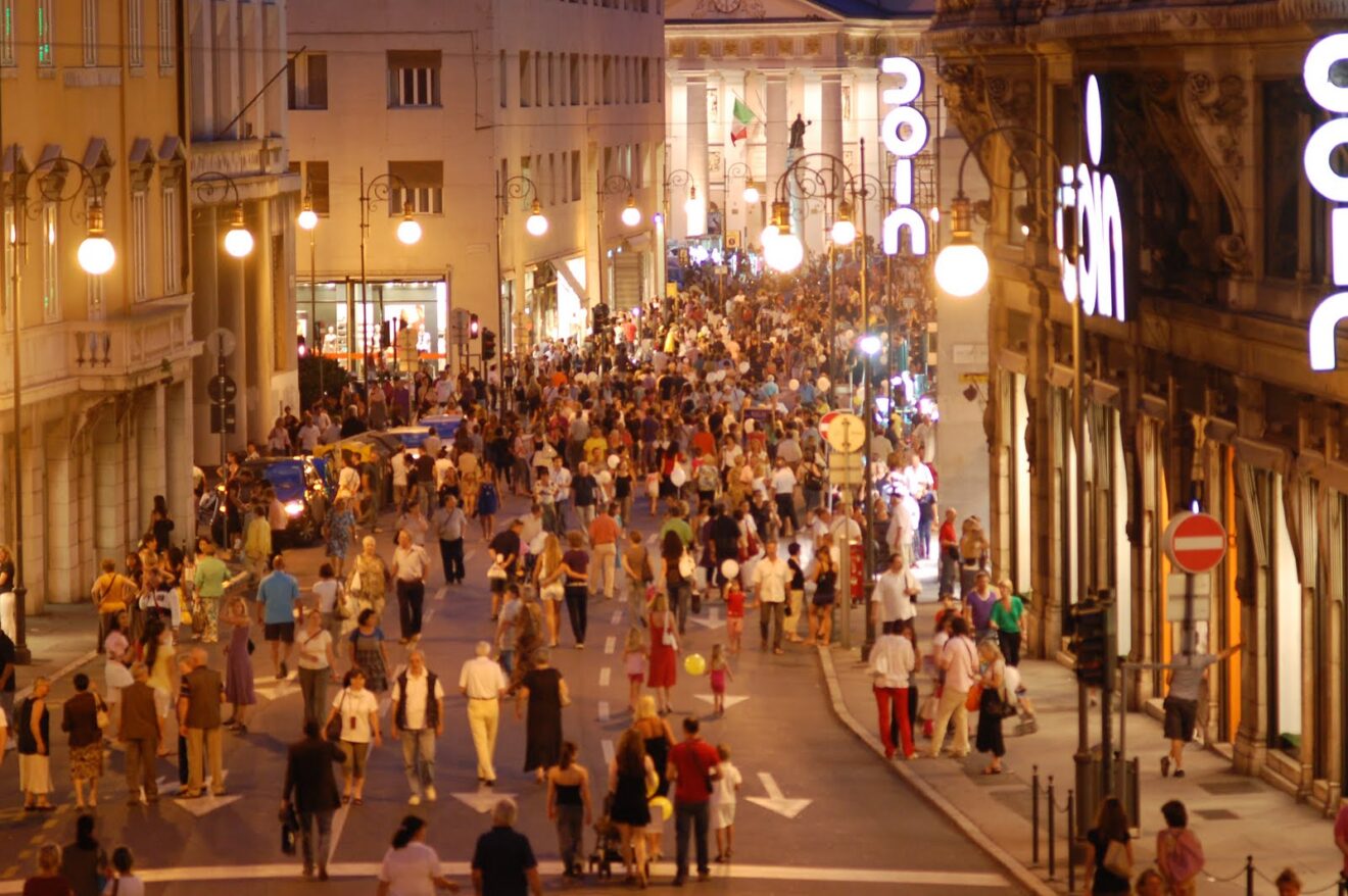 notte dei saldi trieste