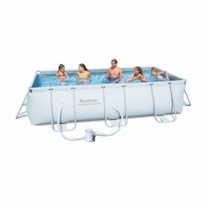 BESTWAY - PISCINA POWER STEEL FRAME RETTANGOLARE a soli 299,00 euro!