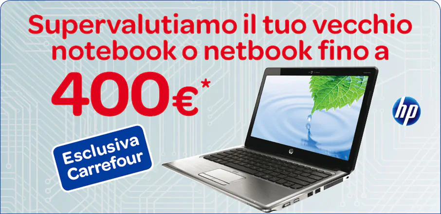 Supervalutazione netbook usato fino a 400€