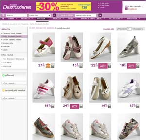 desmasieres scarpe bambini