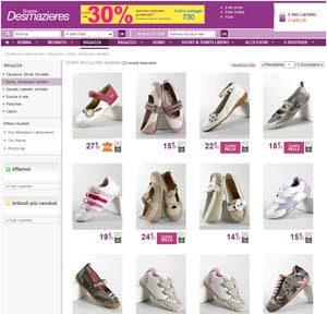 desmasieres scarpe bambini