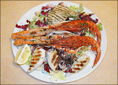 Coupon Roma per una cena a base di pesce