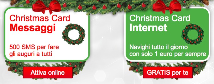 vodafone christmas card messaggi